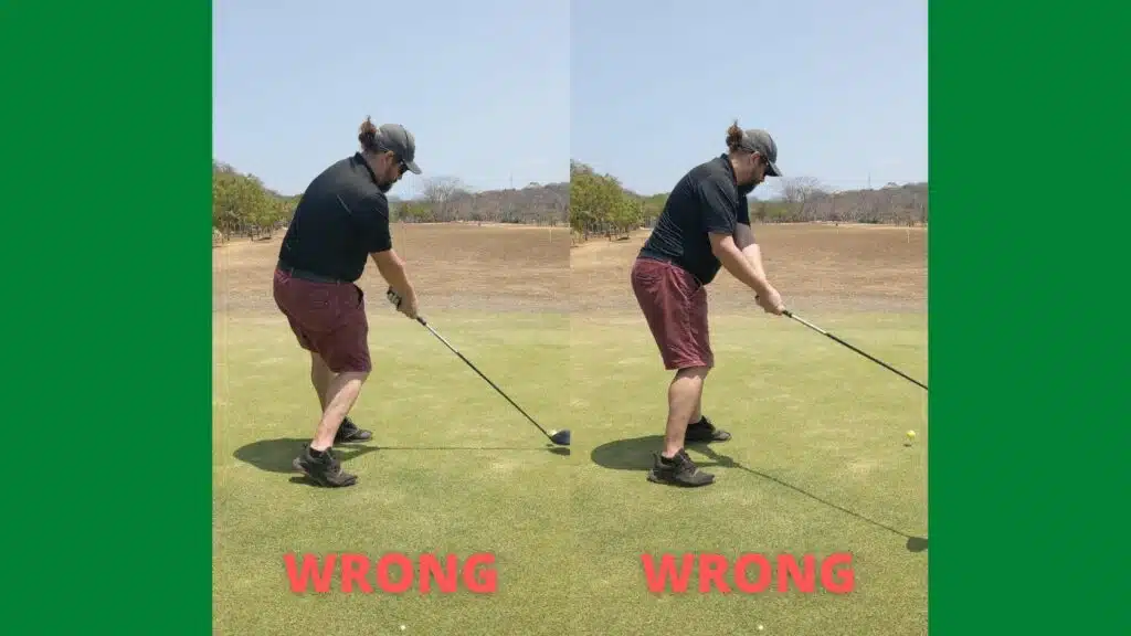 Over the top swing can be caused by improper weight transfer taken by clint mccormick
