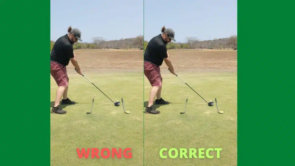 Over the top swing can be fixed by alignment sticks drill taken by clint mccormick