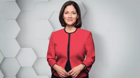 BBC Mishal Husain. 