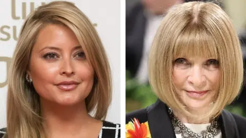 Reuters/PA Media Composite image of Holly Valance and Anna Wintour