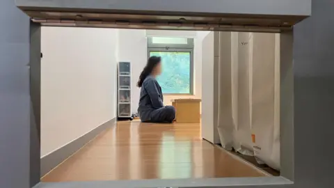 Korea Youth Foundation Recently, some South Korean parents have voluntarily entered these lonely rooms for their children