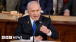 Netanyahu defends warfare as protesters rally exterior US Congress