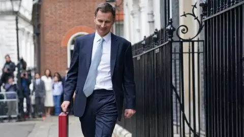 Reuters Jeremy Hunt in Downing Street