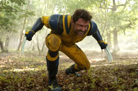 Alamy Wolverine preparing to attack in Deadpool and Wolverine