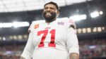 Why 49ers might need huge drawback with Trent Williams holding out, plus Jaguars unveil new white helmet