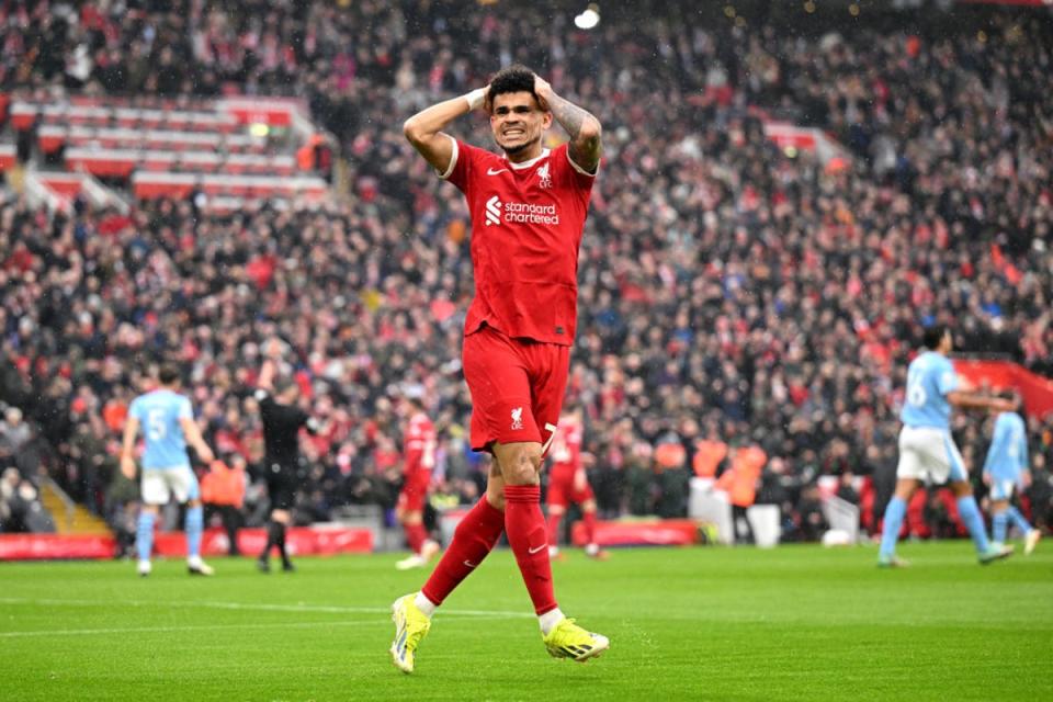 Diaz has often been wasteful during his time at Liverpool (Getty Images)