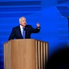 Minnesota Gov. and 2024 Democratic vice presidential candidate Tim Walz speaks on the third day of the Democratic National Convention in Chicago on August 21.