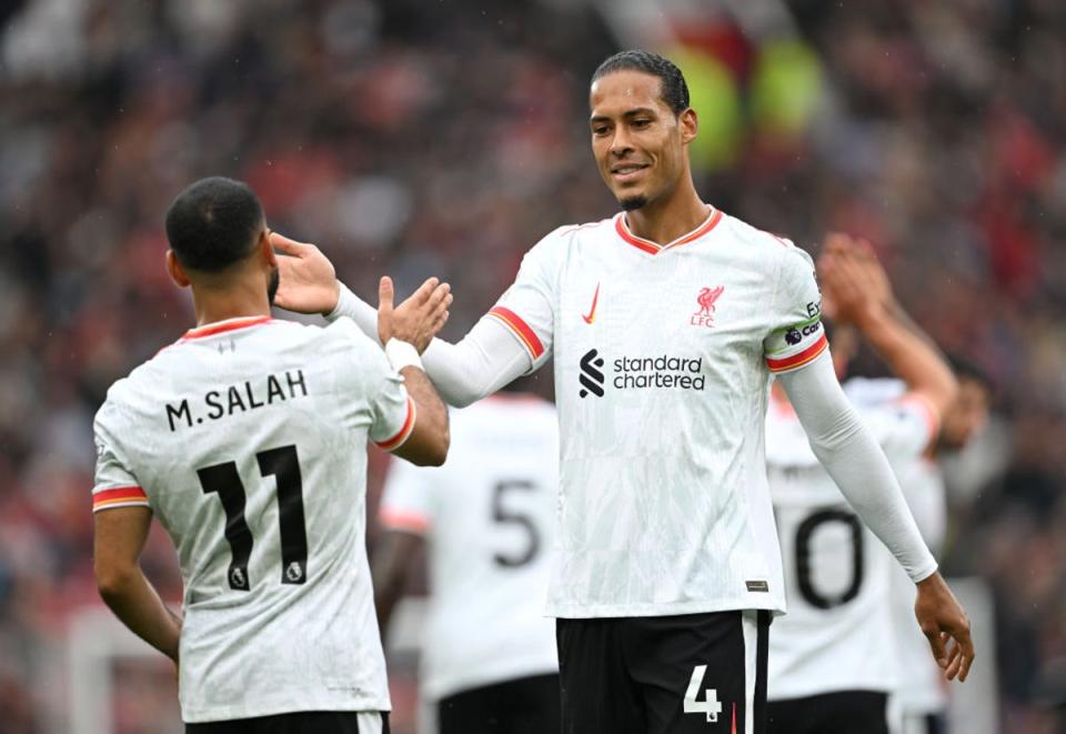 Salah and Van Dijk have both entered the last year of their deals (Getty Images)