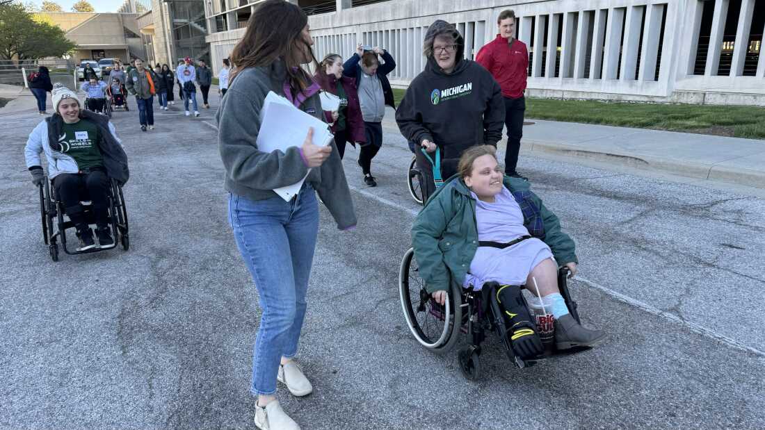 Participants practice for several days before test-driving their new skills outdoors, in situations they're likely to encounter in everyday life.