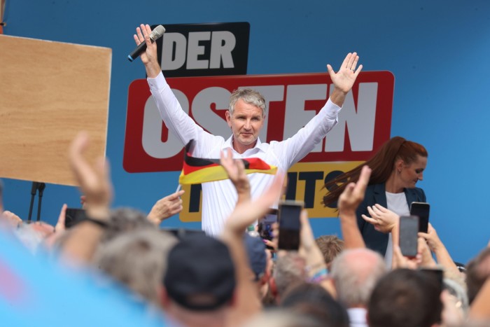 Björn Höcke speaks at the AfD Thuringia summer party