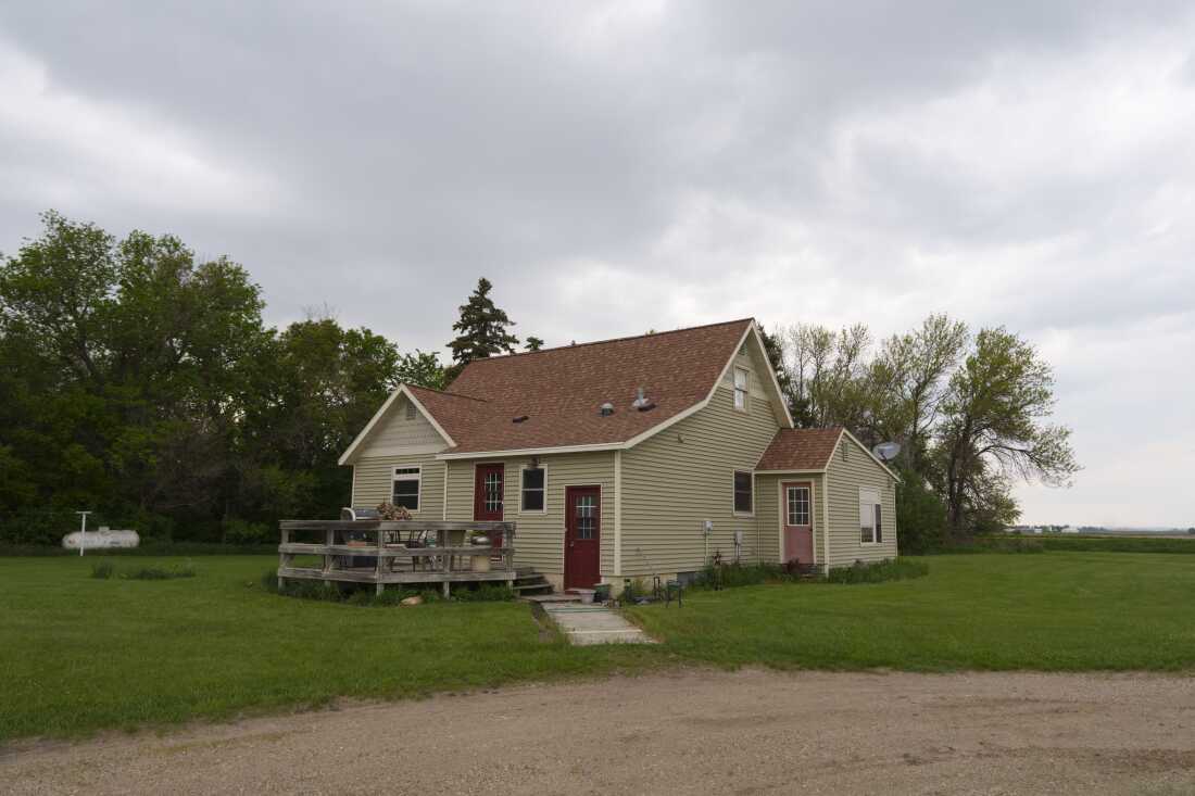 The Haakenson’s farm house in Willow City, ND on May 21, 2024.