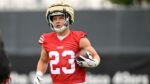 49ers’ McCaffrey expects normal workload in opener