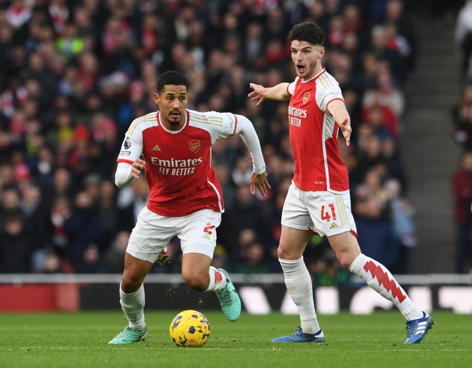 Mikel Arteta has changed the profile of player for Arsenal preferring tall and strong types in defence (Arsenal FC via Getty Images)