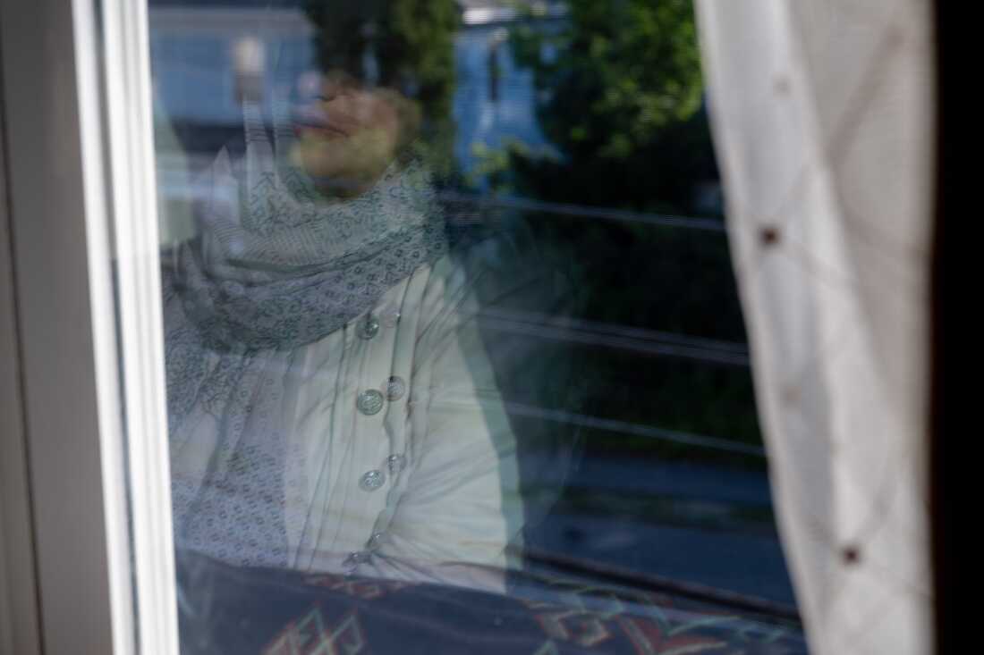 Shabana Siddiqui at her home in Auburn, Maine on Monday, July 8, 2024. (Raquel C. Zaldívar/New England News Collaborative)