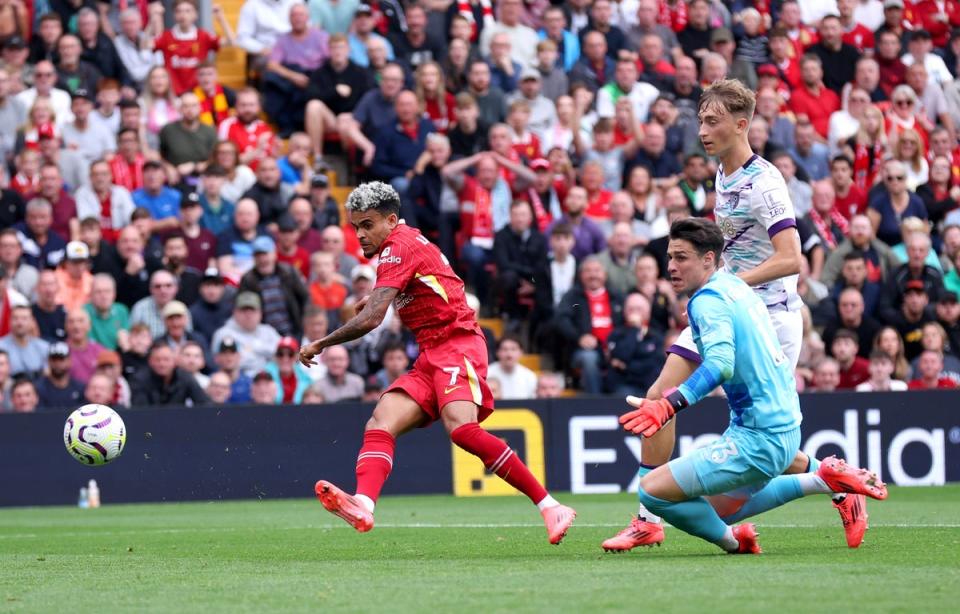 Luis Diaz opened the scoring with a superb goal against Bournemouth (Getty Images)