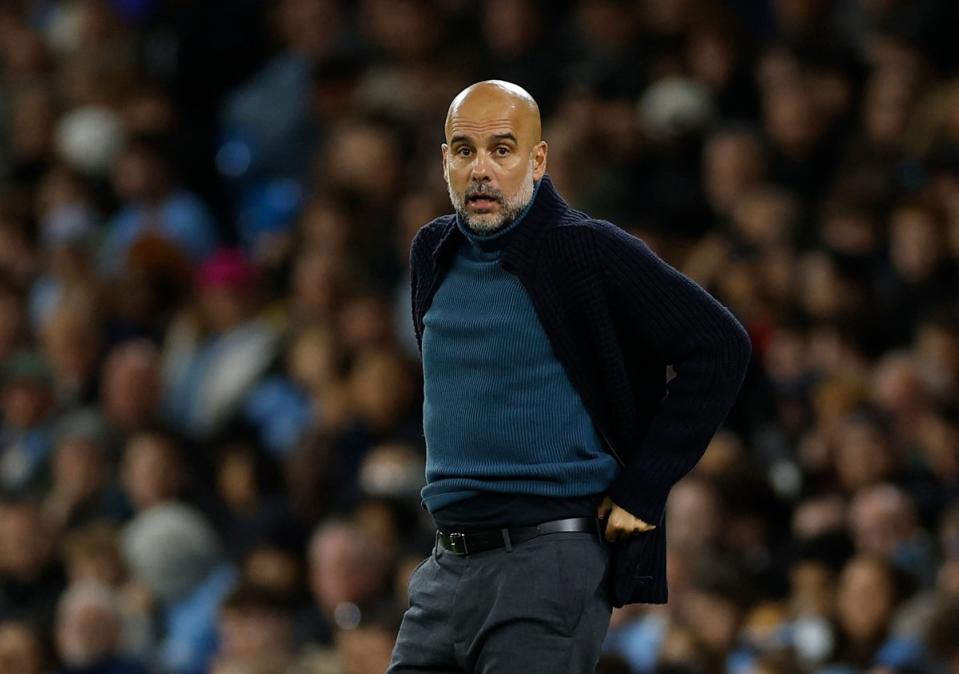 Guardiola has vowed to play a ‘second team’ in the next round (Action Images via Reuters)