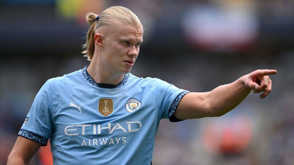 Manchester City striker Erling Haaland