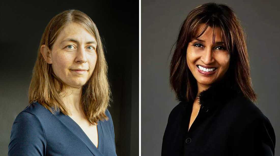 Jenna Forsyth (left) runs the global lead initiative at Stanford School of Medicine. Paromita Hore oversees the New York City Health Department team that investigates lead poisoning. Every time you go on such a mission, “it is absolutely a lead detective mystery,” says Hore. 