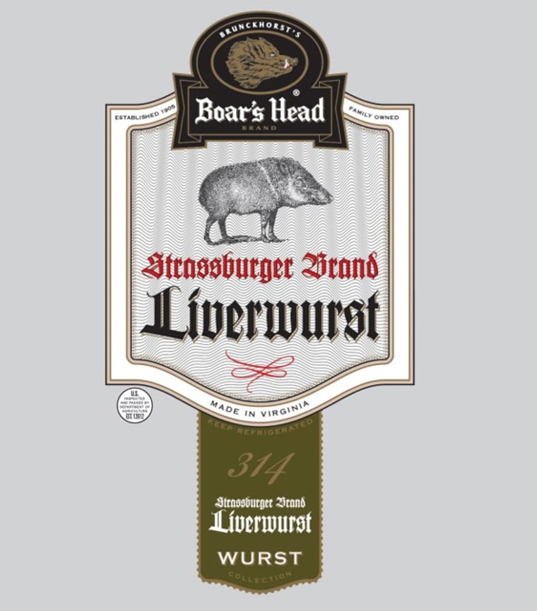 Boar's Head Strassburger Brand Liverwurst