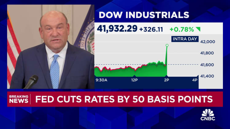 Federal Reserve cuts rates by 50 basis points