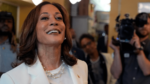 Harris sticks to financial pitch in first Hispanic media interview