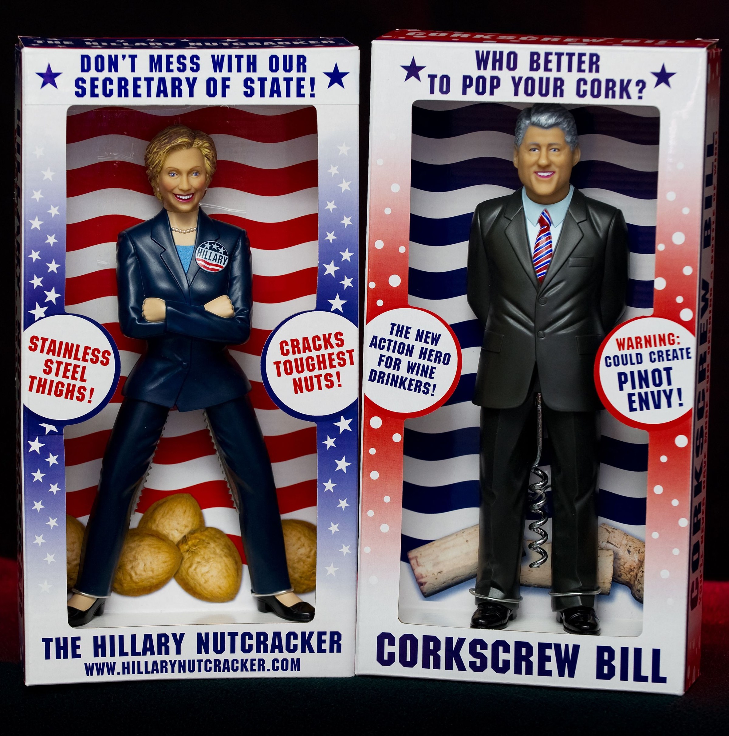 The Hillary Nutcracker & Corkscrew Bill, available for sale in 2009.