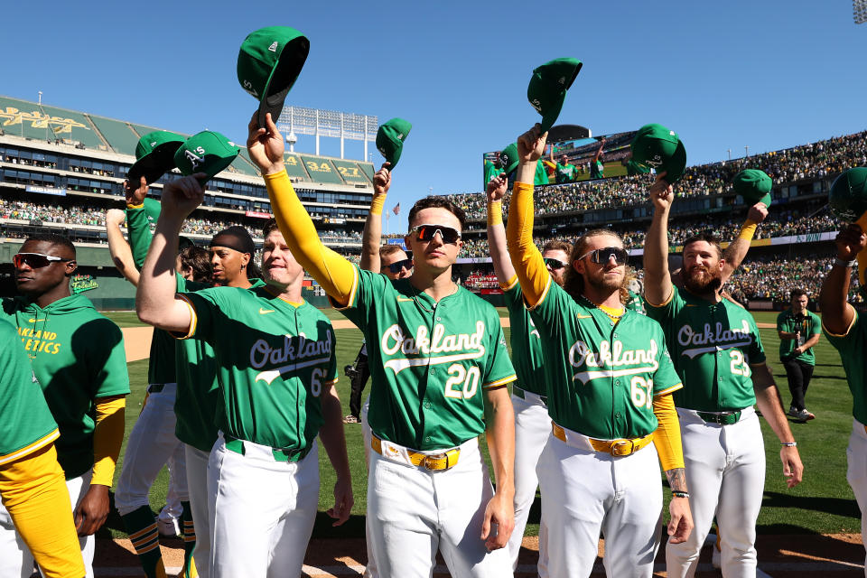 Farewell, Oakland. (Ezra Shaw/Getty Images)