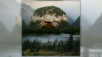 Photograph Authentically Exhibits Mountain Resembling Turtle?