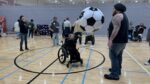 Wheelies look enjoyable, however they seem to be a severe ability for youths in wheelchairs