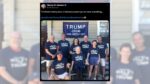 Picture Exhibits Family members of Tim Walz Carrying ‘Nebraska Walz’s for Trump’ Shirts?