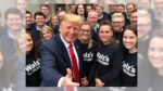 Pretend Picture Reveals Trump Posing with Individuals Sporting ‘Walz’s for Trump’ Shirts