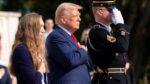 Trump points assertion from Gold Star households defending Arlington Cemetery go to and ripping Harris