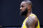 Lakers star LeBron James complaining about flying to Milwaukee for a preseason recreation