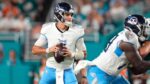 Titans QB Mason Rudolph steps in for Will Levis in win over Dolphins