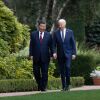 President Biden and Chinese President Xi Jinping walk together after a meeting in California last November. 