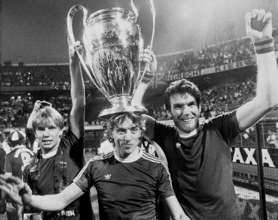 Villa celebrate the most memorable of nights against Bayern Munich in 1982 (PA)