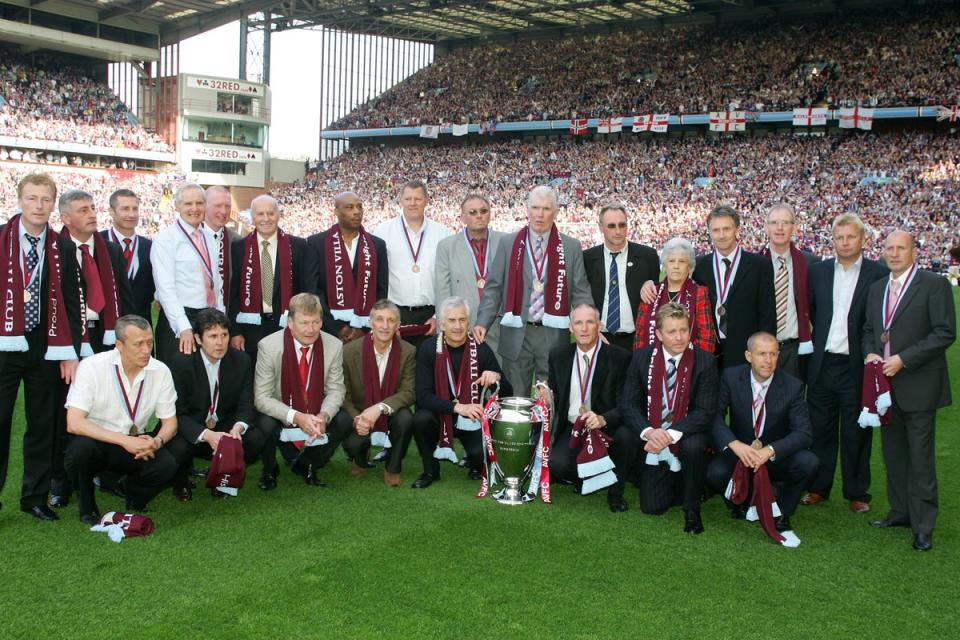 The 1982 European Cup-winning side reunited in 2007 on the 25th anniversary of their triumph (PA)