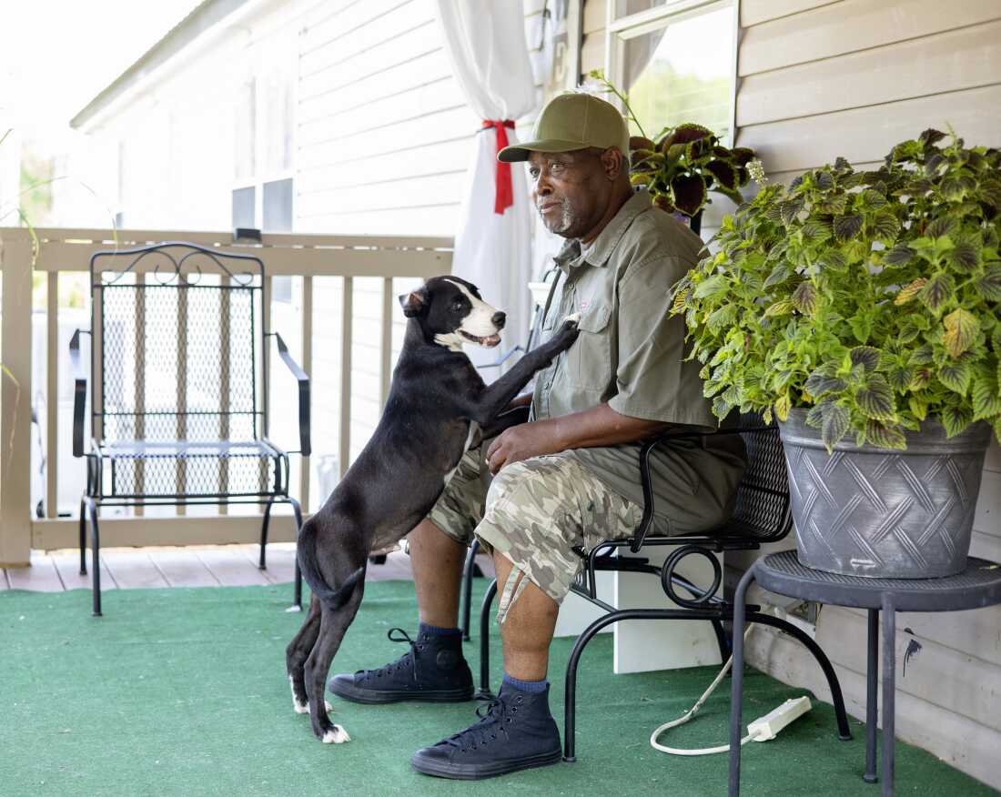 Joshua McCray, of Kingstree, South Carolina, retired as a public bus driver after he caught COVID and nearly died. During the pandemic, Black Americans were more likely to hold jobs — in fields such as transportation, health care, law enforcement, and food preparation — that the government deemed essential to the functioning of society, making them more susceptible to the virus.