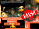 Beware, South Africans, movies of politician Fikile Mbalula have been taken out of context