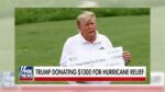 Pic of Trump Donating $1,300 Verify for Hurricane Aid Is Faux