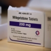 Mifepristone tablets are seen in a Planned Parenthood clinic Thursday, July 18, 2024, in Ames, Iowa.