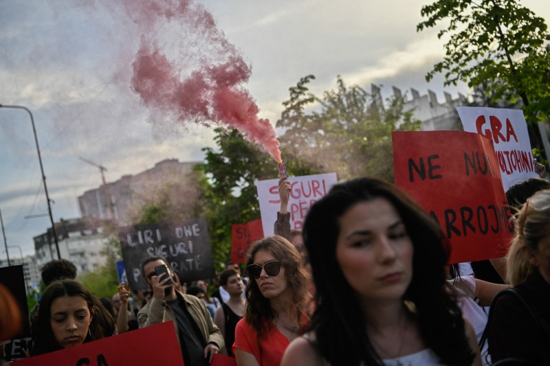 KOSOVO-WOMEN-RIGHTS-DEMO