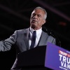 Robert F. Kennedy Jr. speaks during a campaign rally for Donald Trump at Macomb Community College in Warren, Mich., on Nov. 1. Trump has now tapped Kennedy for his administration.